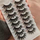 8 pairs fluffy lash board (style A12)