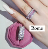 Rome Luxury eternity band, stacker ring