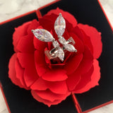 Pop up red rose ring gift box (box only ring not included)