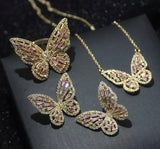 Anaya Butterfly crystal full set