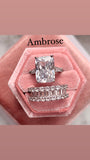 Ambrose luxury crystal ring set