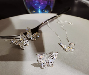 Anaya Butterfly crystal full set