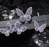 Anaya Butterfly crystal full set