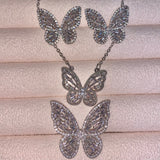 Anaya Butterfly crystal full set