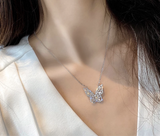 Anaya Butterfly crystal necklace