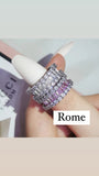 Rome Luxury eternity band, stacker ring