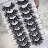 8 pairs fluffy lash board (style A36)